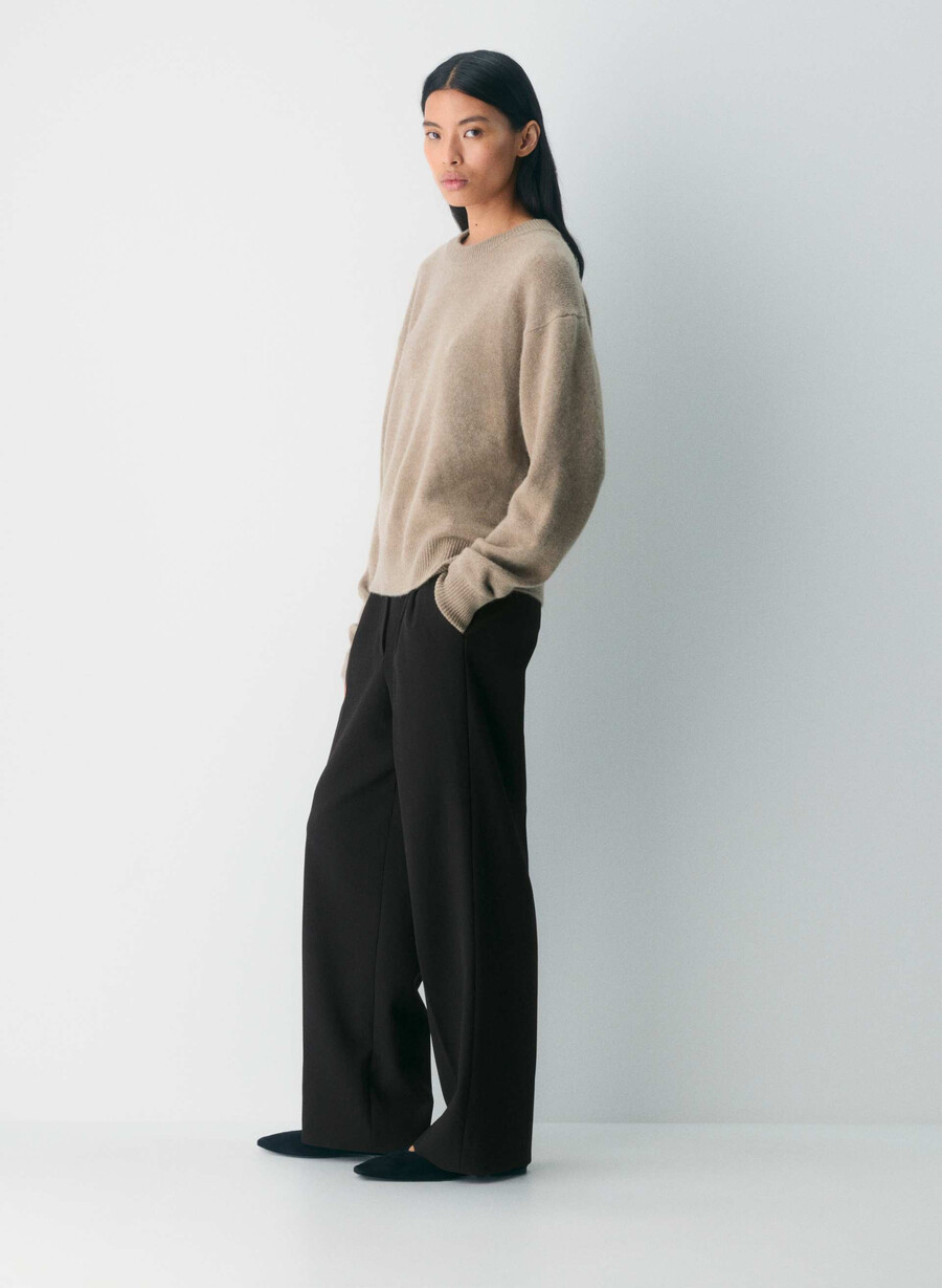 the effortless pant - ressential heather black