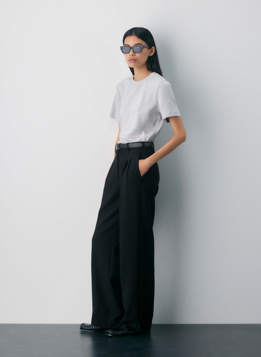 the effortless pant - ressential heather black