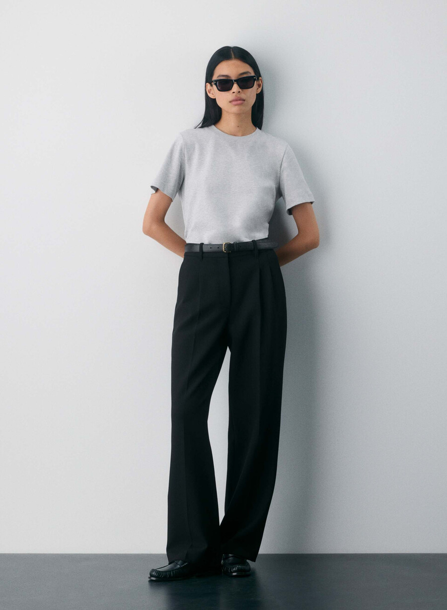 the effortless pant - ressential heather black