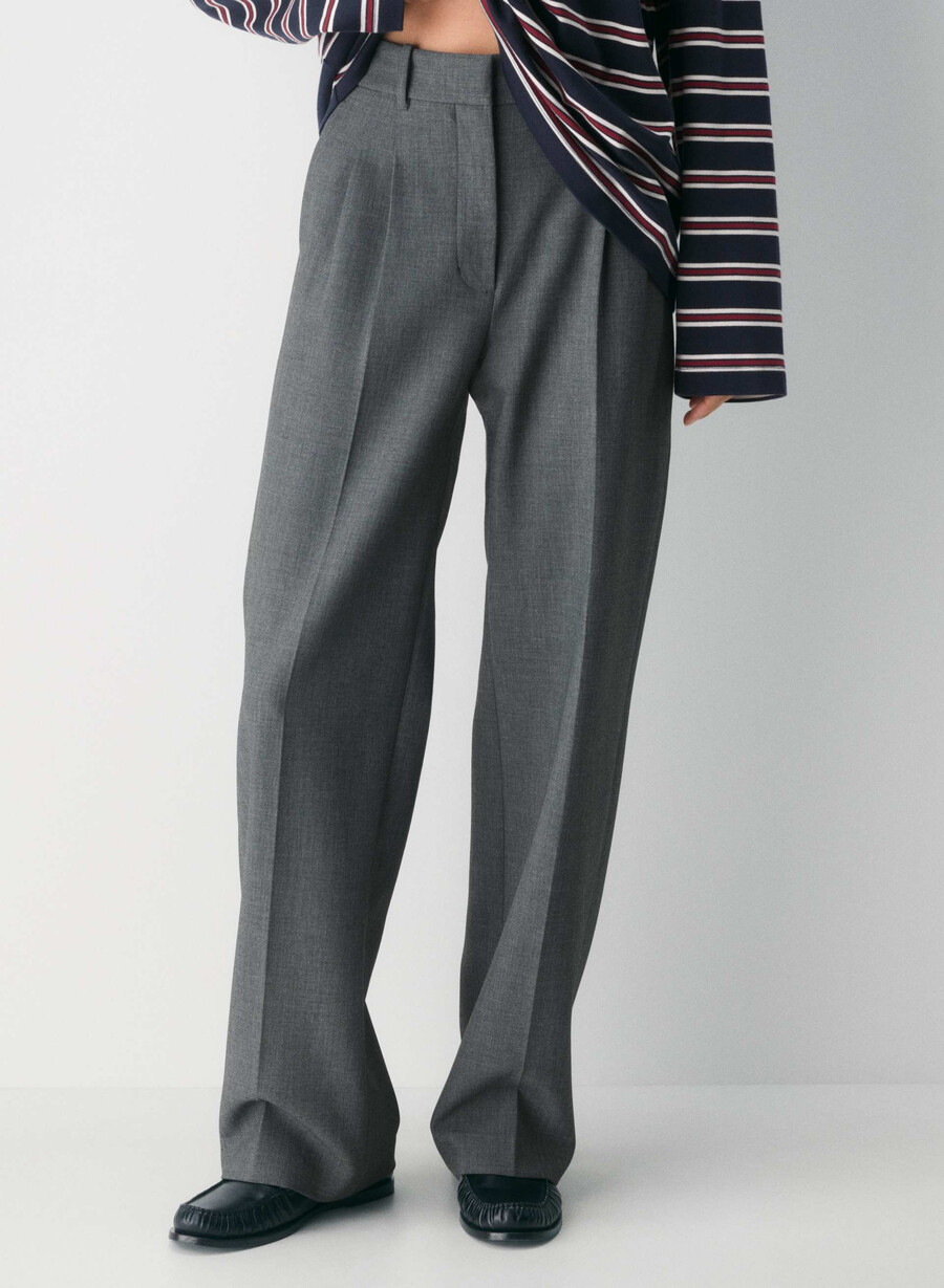 the effortless pant - ressential heather charcoal