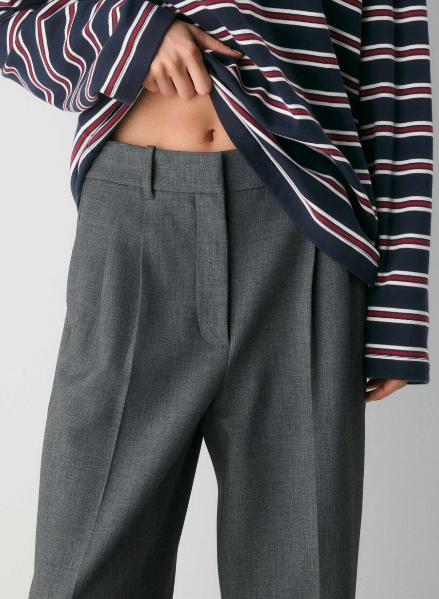 the effortless pant - ressential heather charcoal