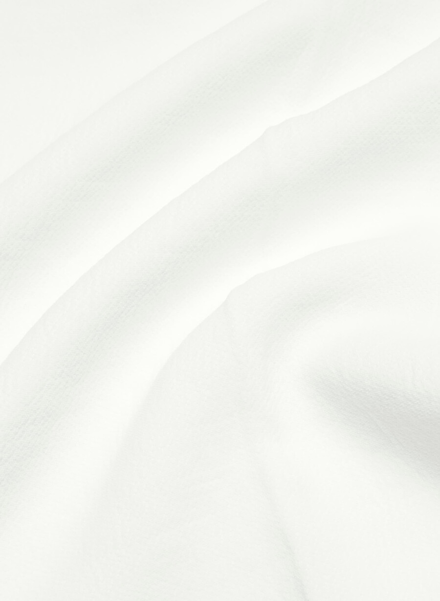 the effortless pant cropped - crepette white
