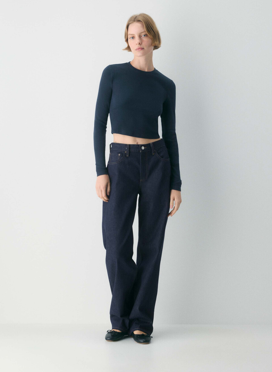 homestretch rib crew waist longsleeve admiral