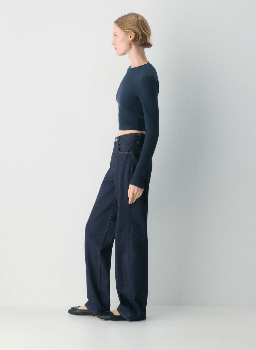 homestretch rib crew waist longsleeve admiral