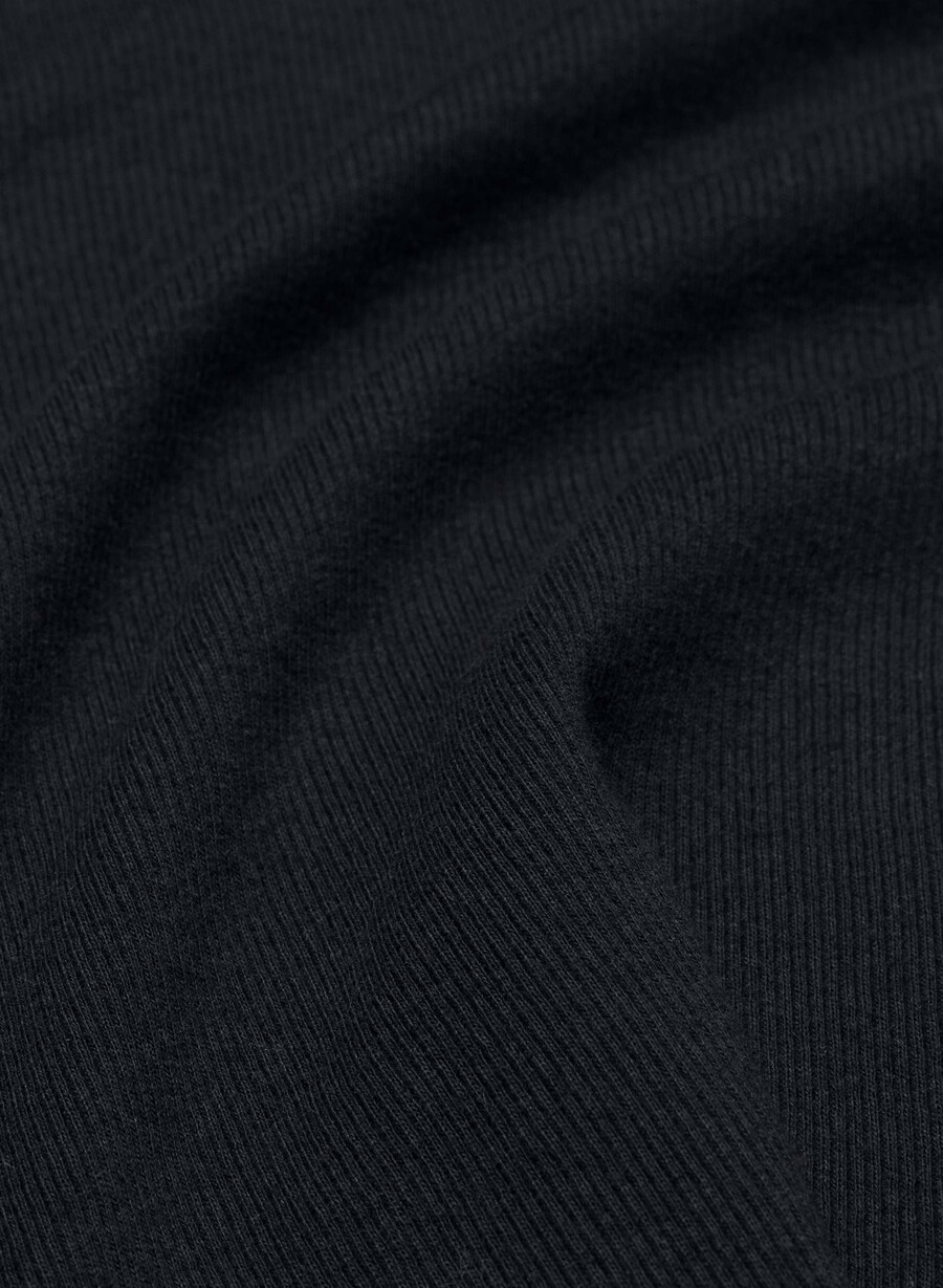 homestretch rib crew waist longsleeve black