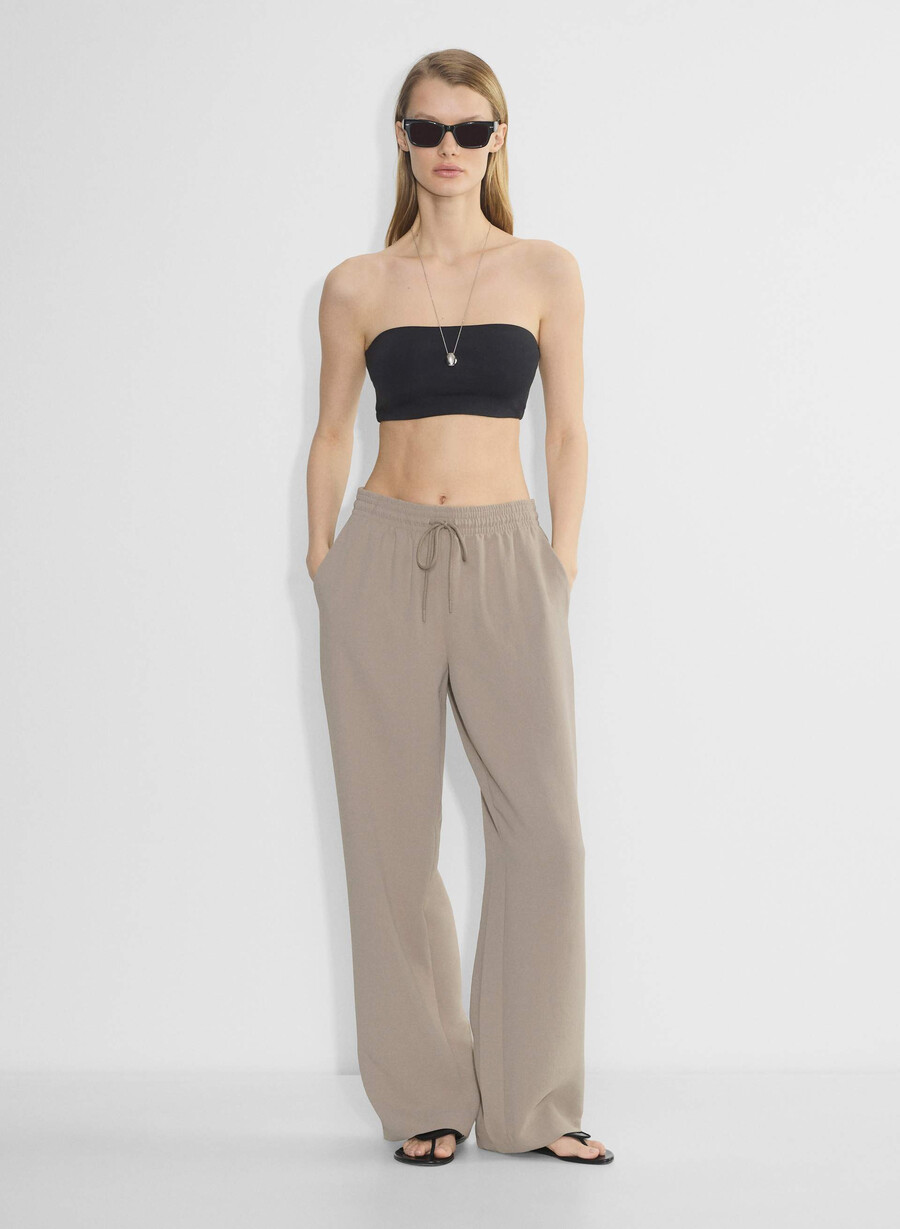 thesis pant - crepette nomad taupe