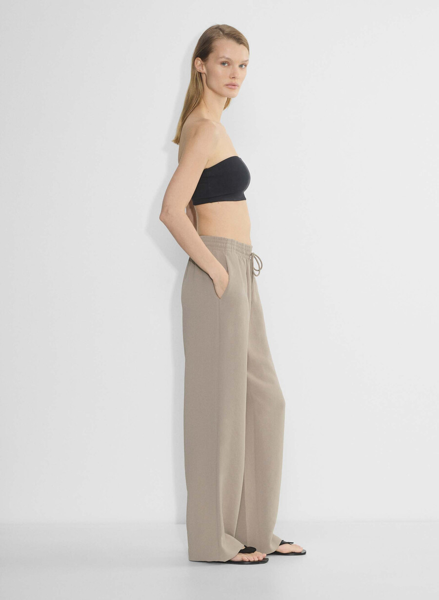 thesis pant - crepette nomad taupe