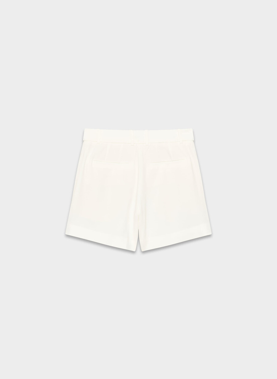 pleated mid-thigh short espace