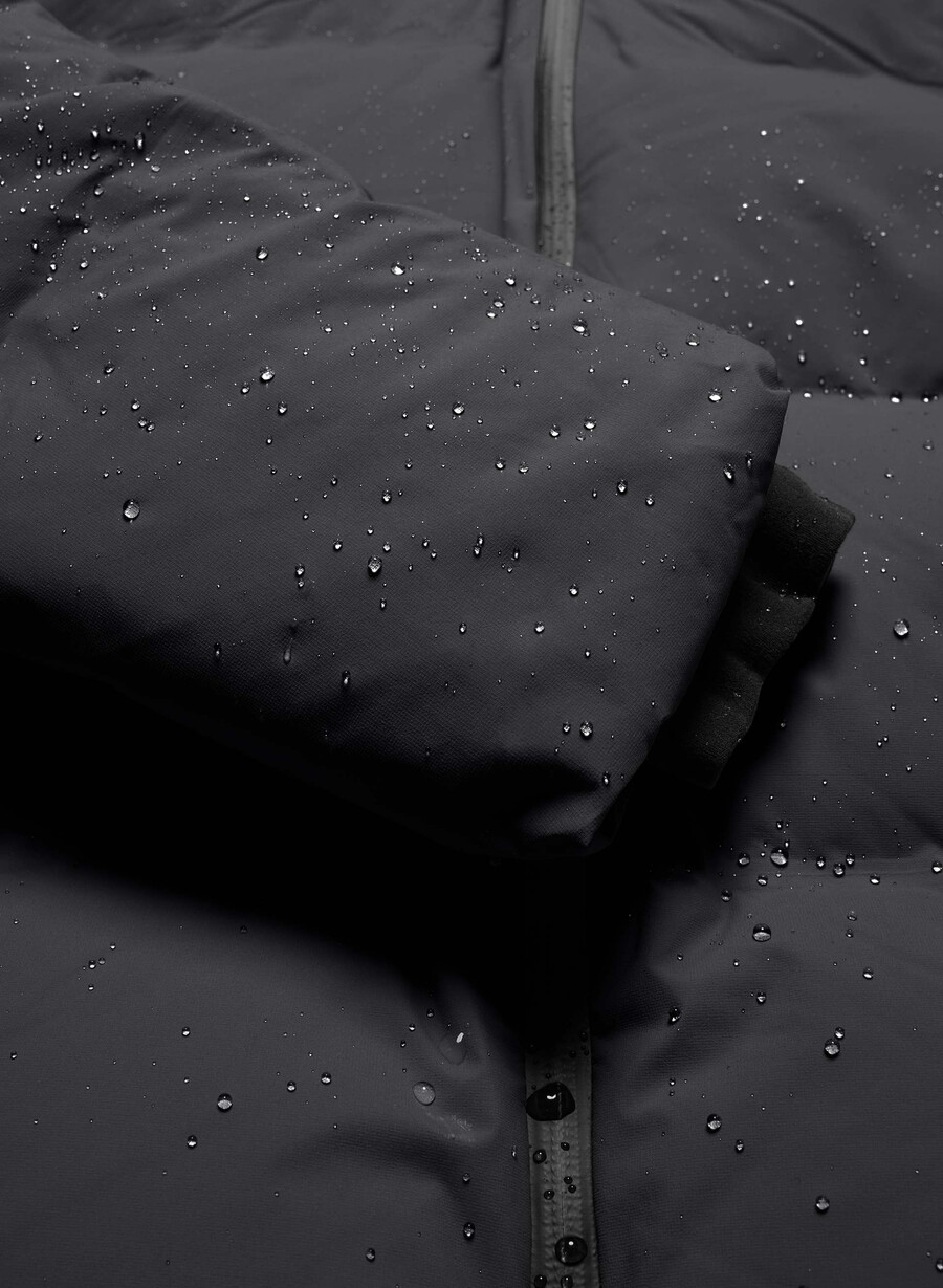 the super puff₂o long - rainstop black