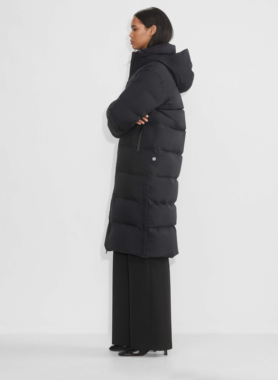 the super puff₂o long - rainstop black