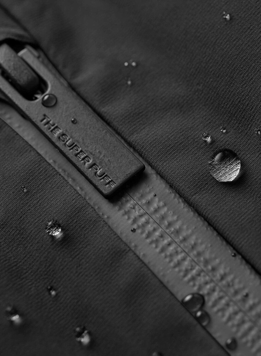 the super puff₂o long - rainstop black