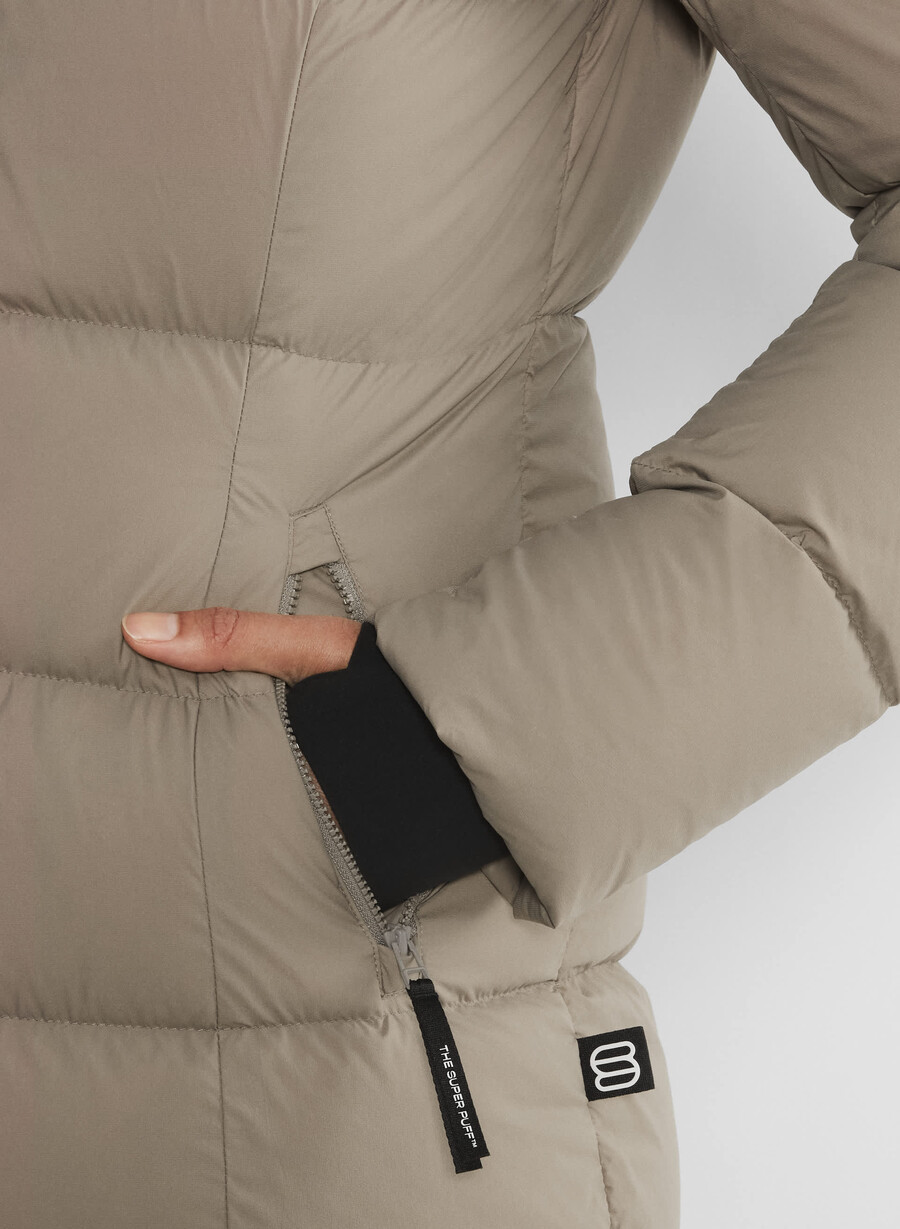 the supersnug puff mid - climatte modern taupe
