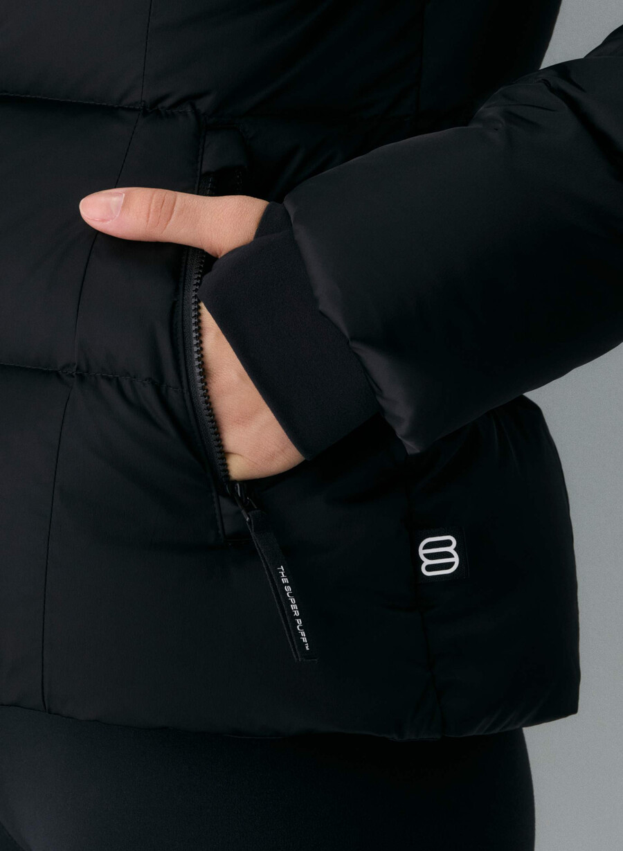 the supersnug puff - satin flex black