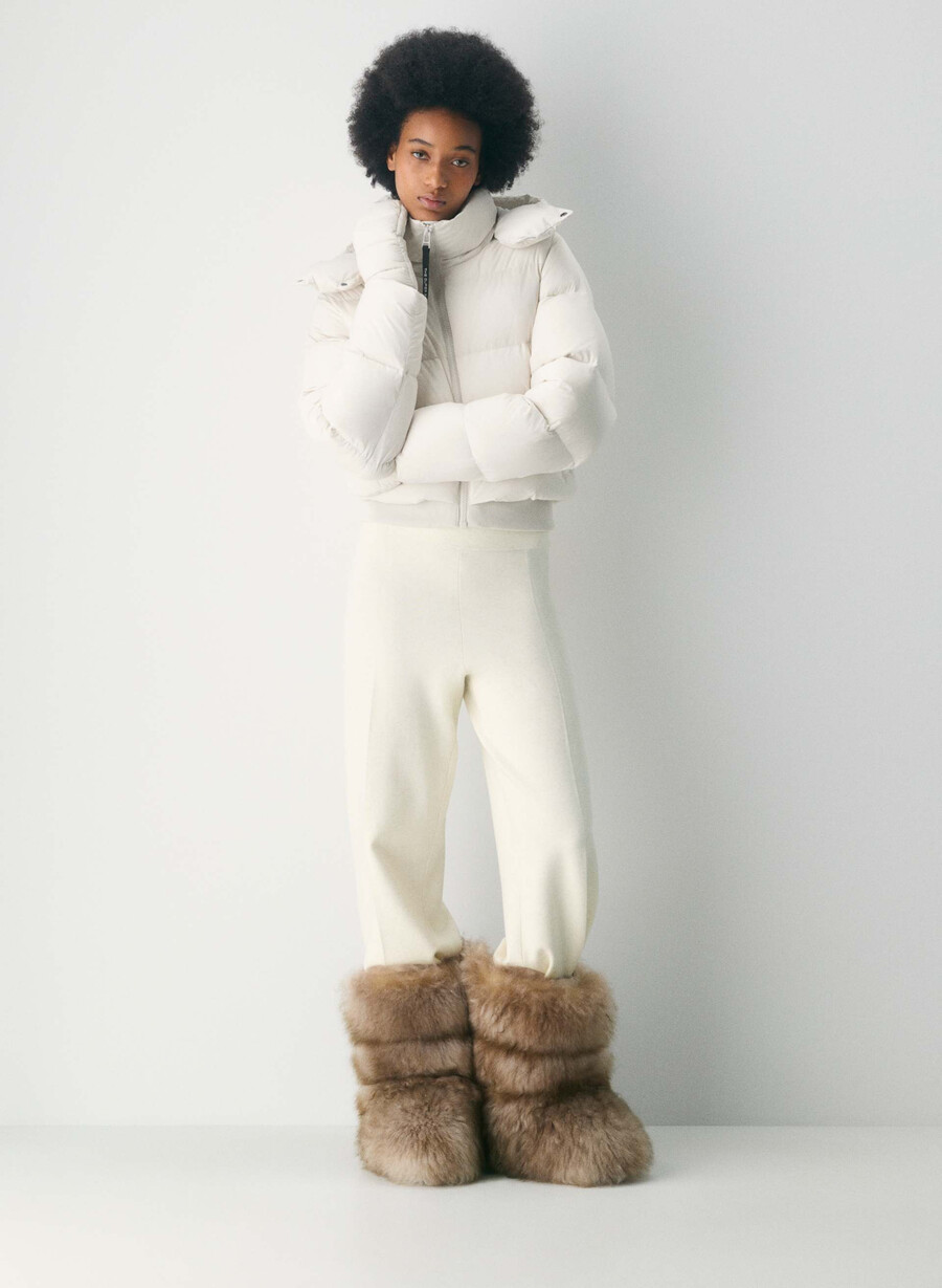 the super puff mitten - climatte matte pearl