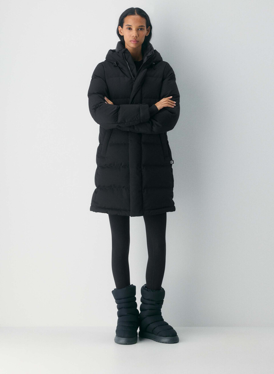 the super arctic parka mid - arctic twill black