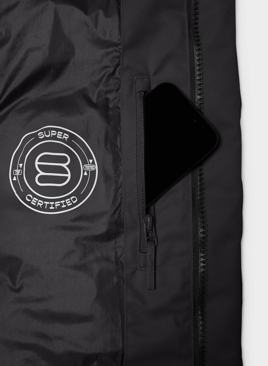 the super arctic parka mid - arctic twill black