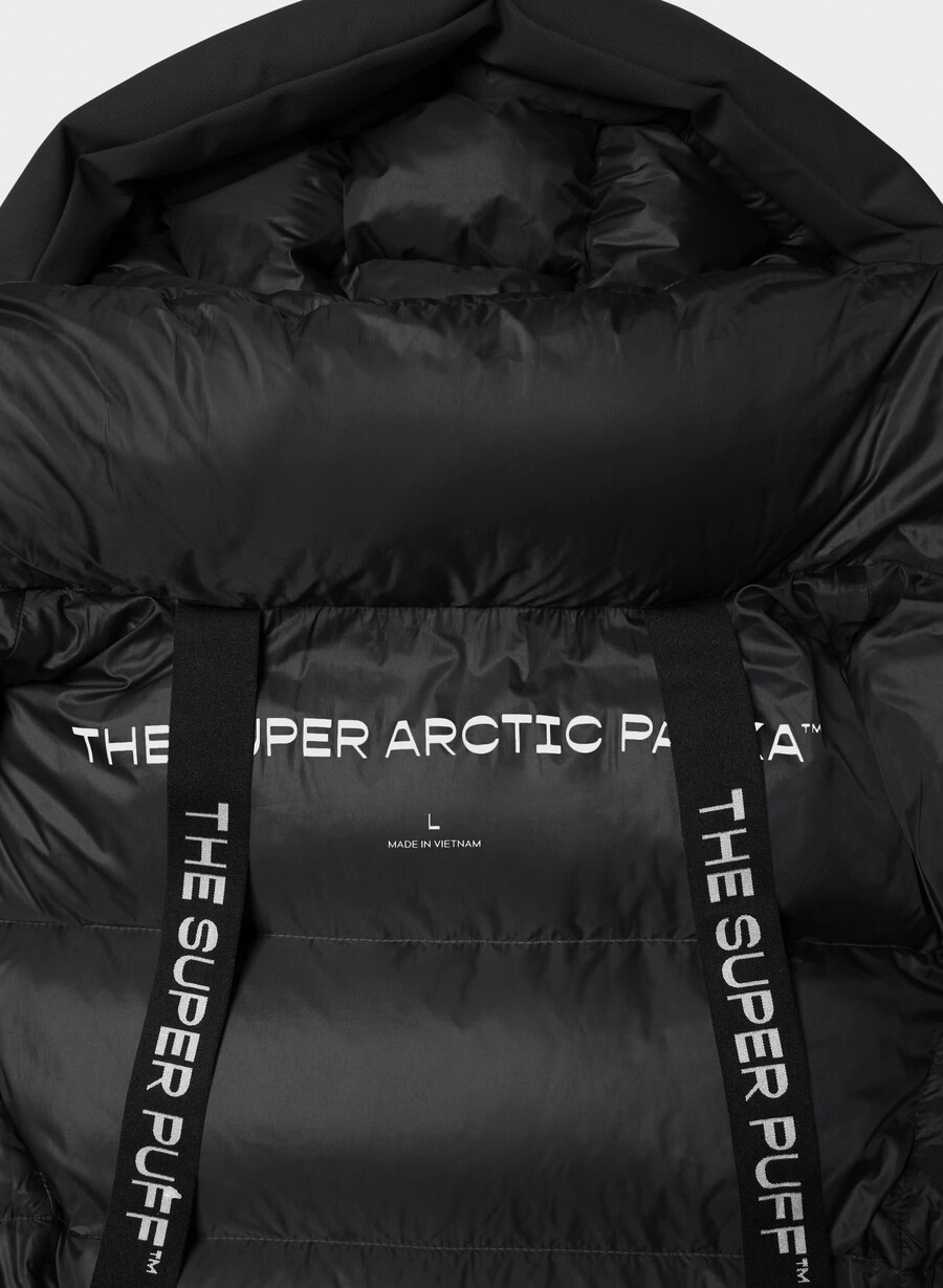 the super arctic parka mid - arctic twill black