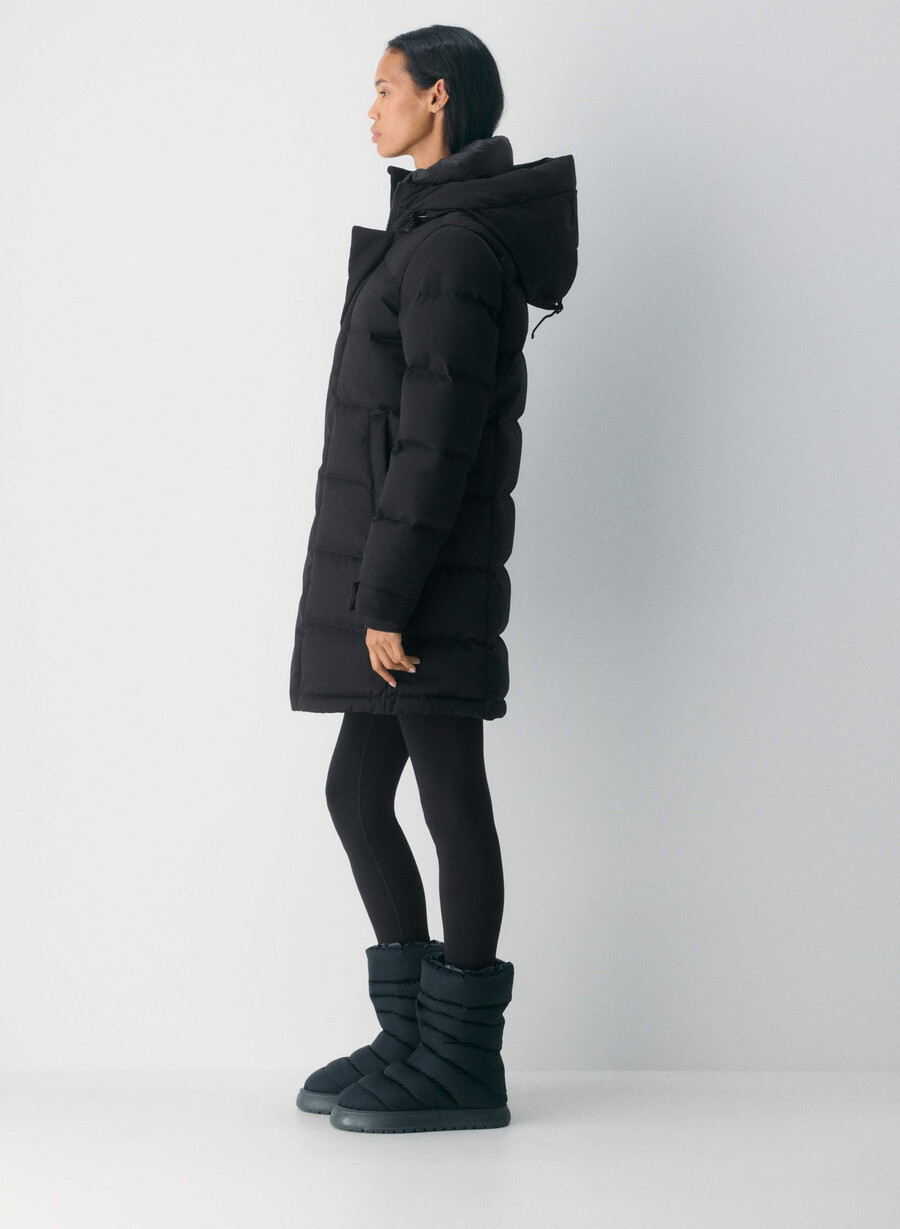 the super arctic parka mid - arctic twill black