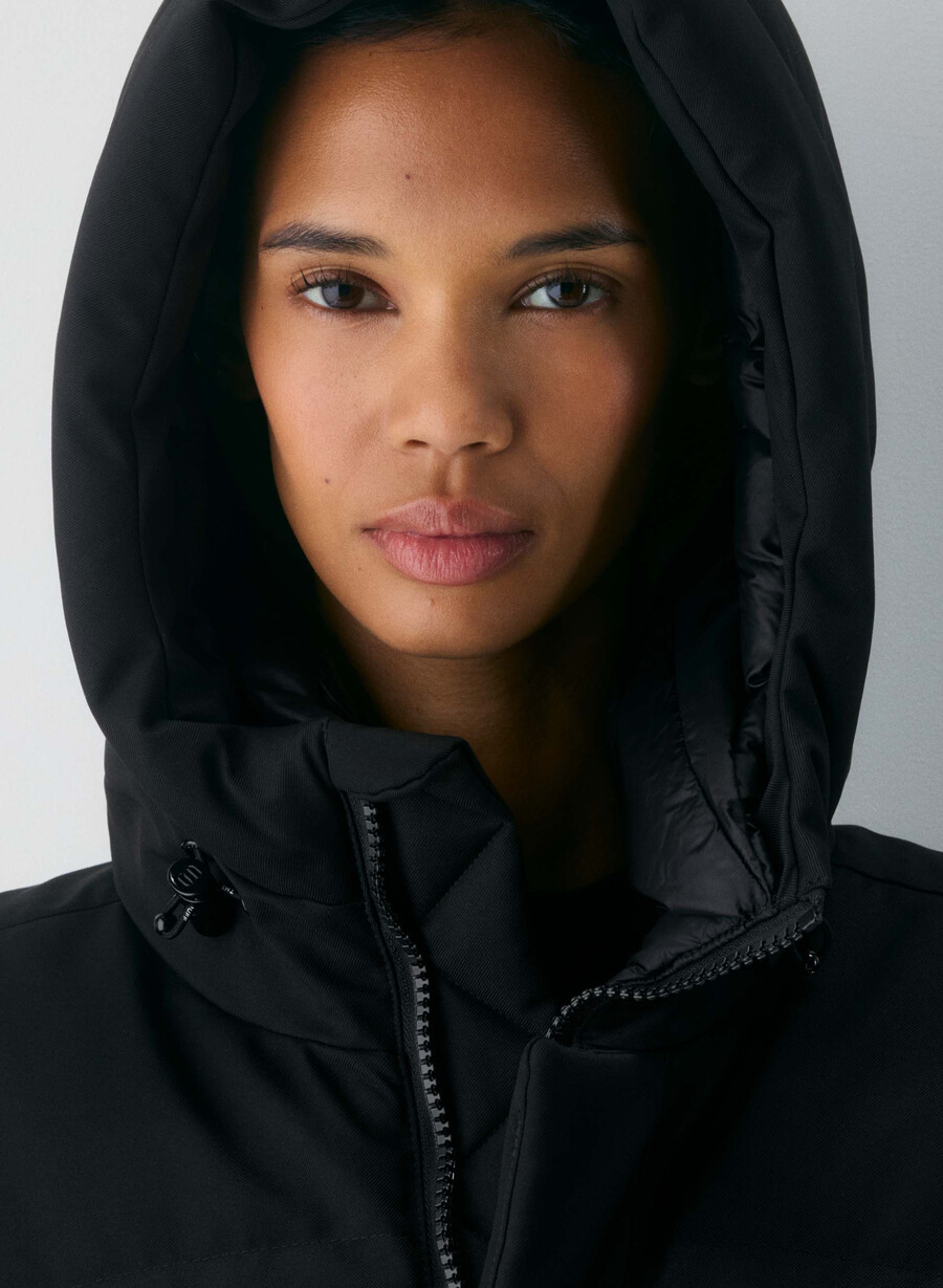 the super arctic parka mid - arctic twill black