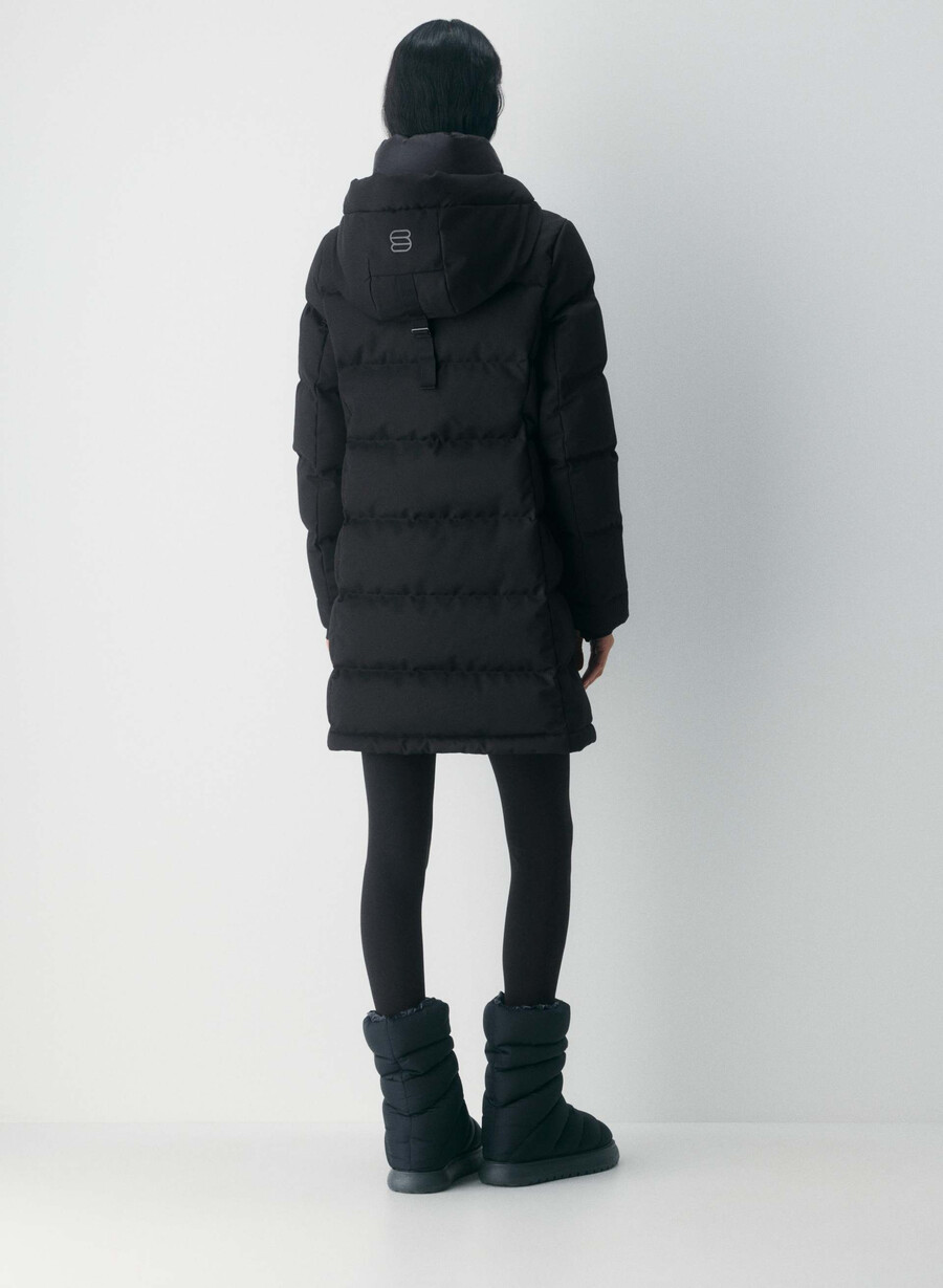 the super arctic parka mid - arctic twill black