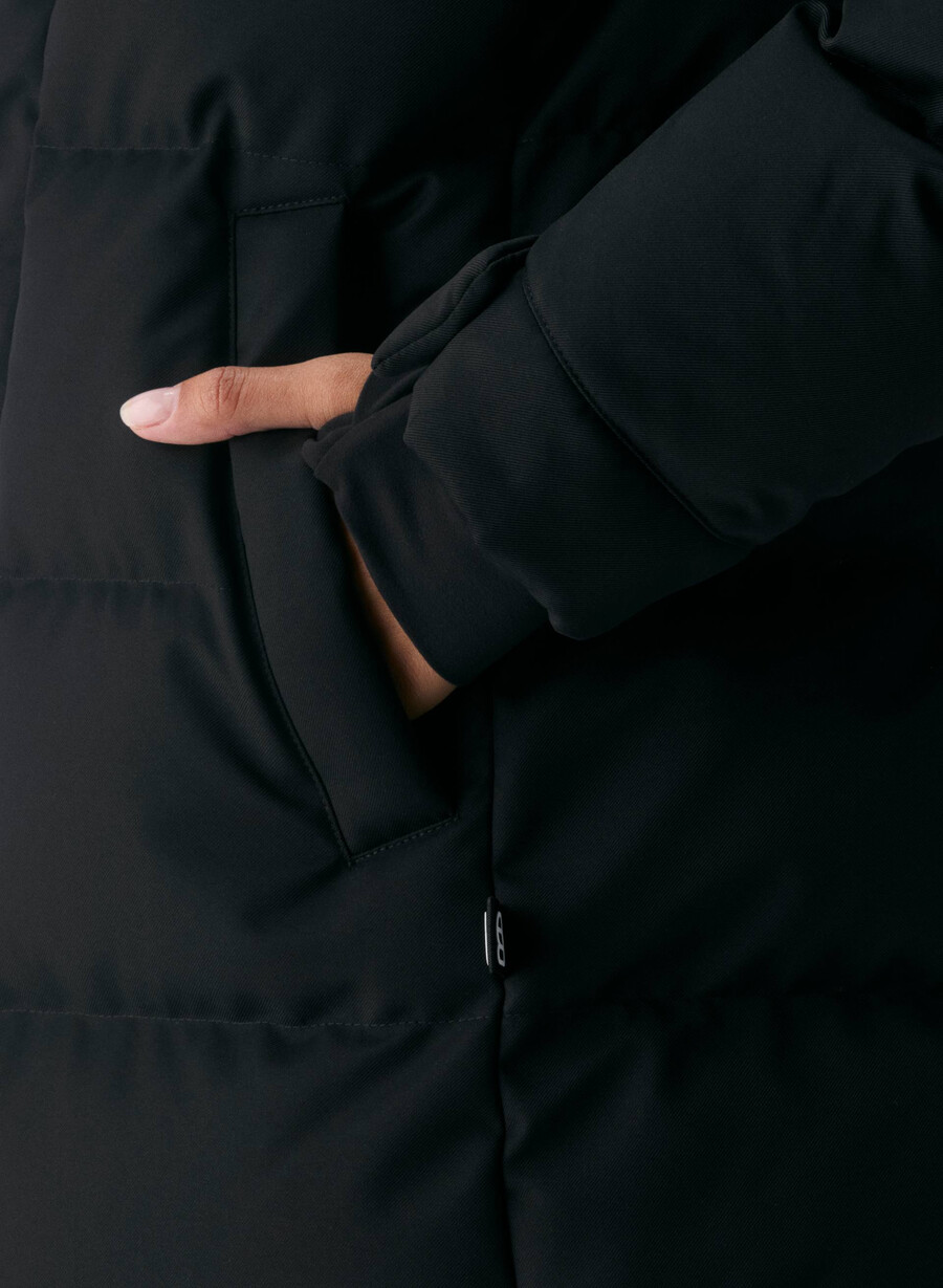 the super arctic parka mid - arctic twill black