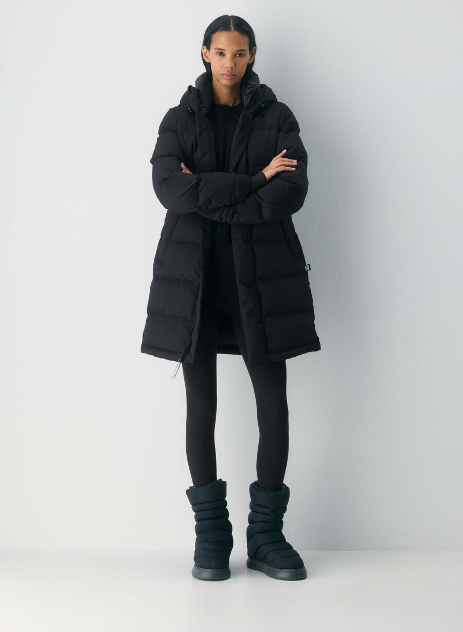 the super arctic parka mid - arctic twill black