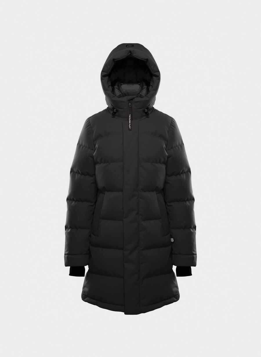 the super arctic parka mid - arctic twill black