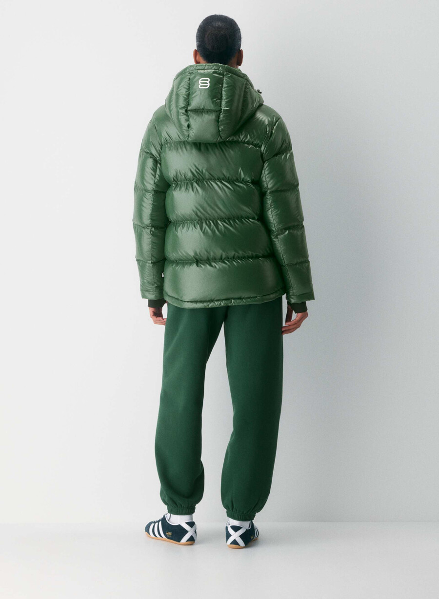 the super puff hi-gloss campus green