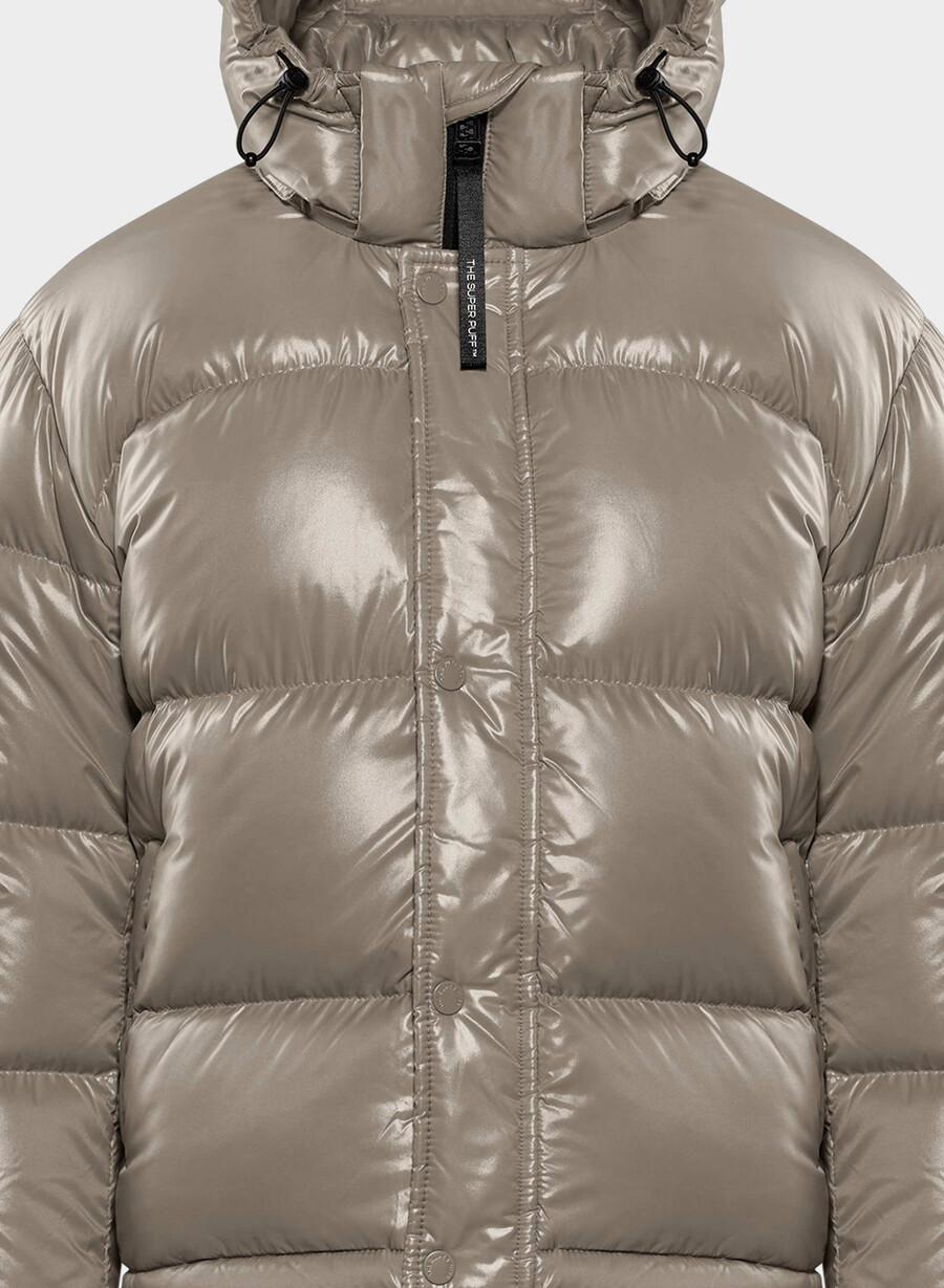 the super puff shorty - hi-gloss modern taupe