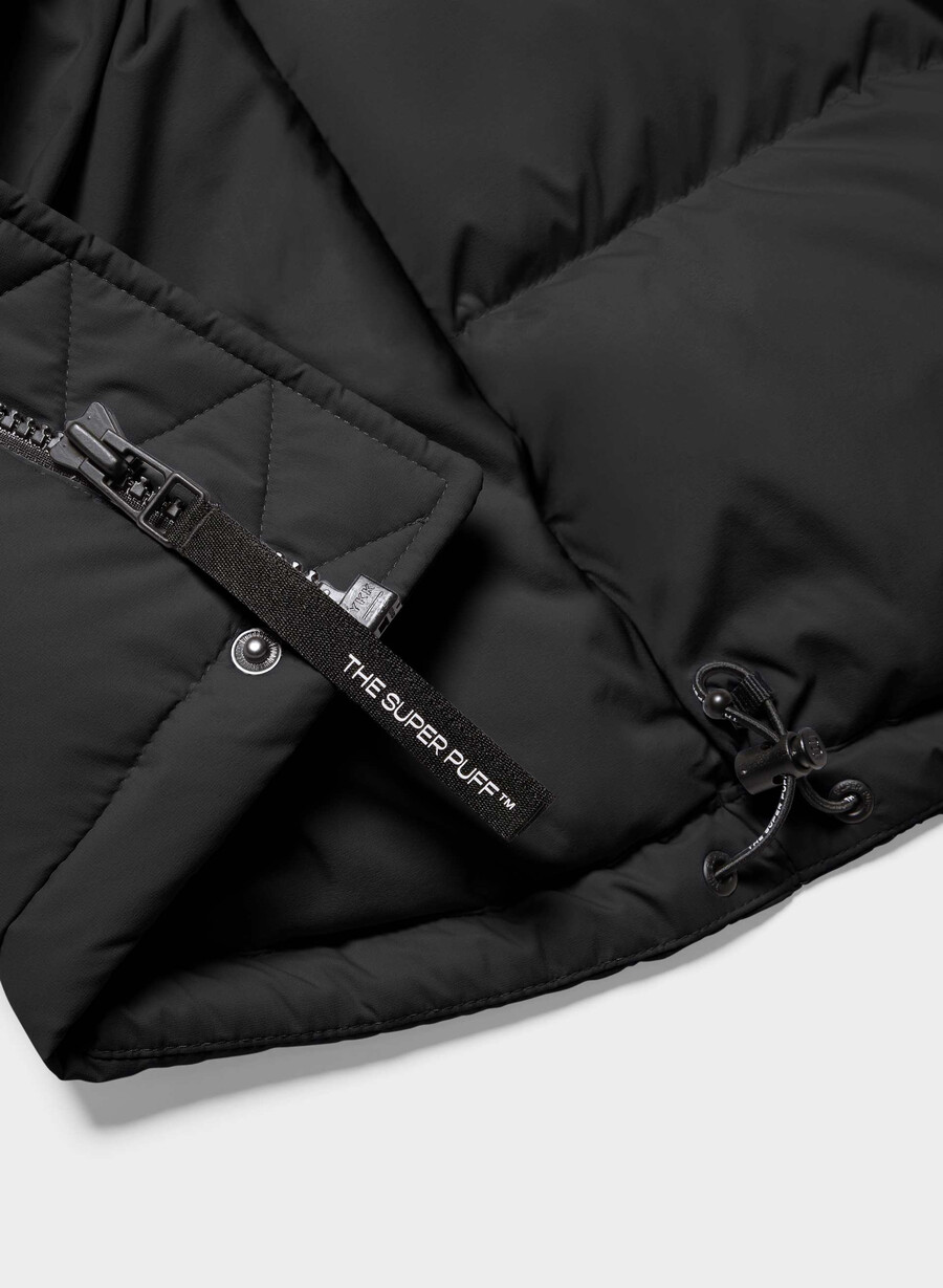 the super puff vest - climatte black