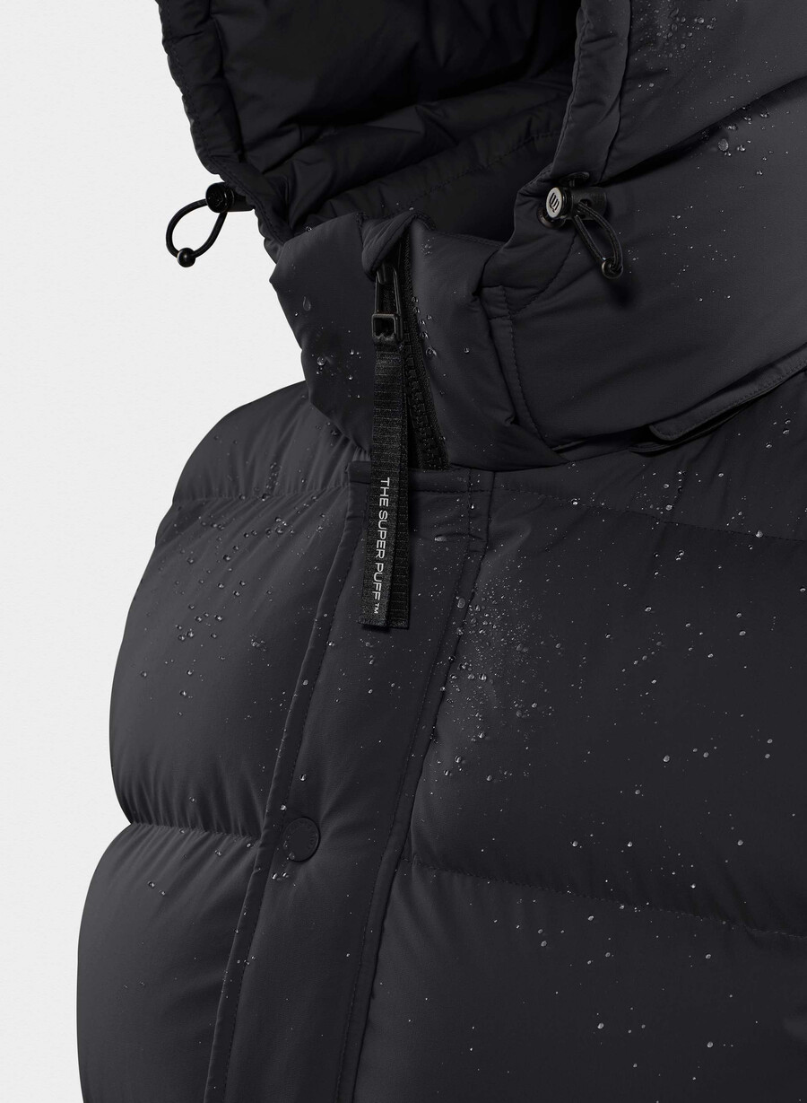 the super puff vest - climatte black