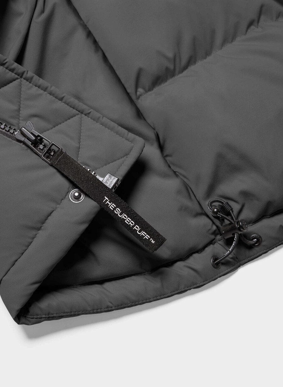 the super puff vest - climatte coal grey