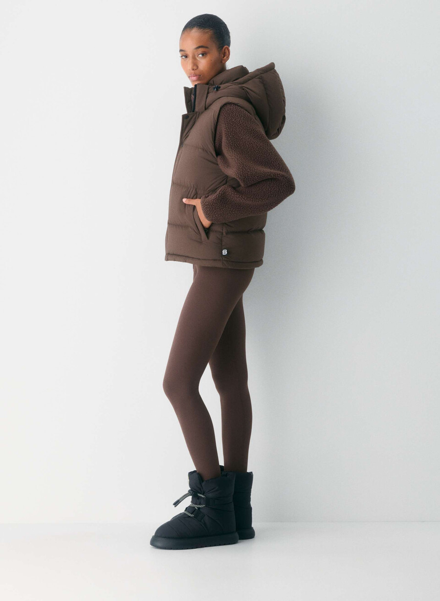 the super puff vest - climatte dark olive