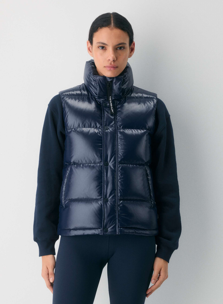the super puff vest - hi-gloss admiral