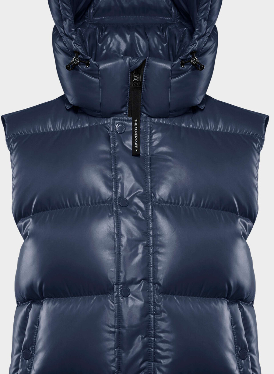 the super puff vest - hi-gloss admiral