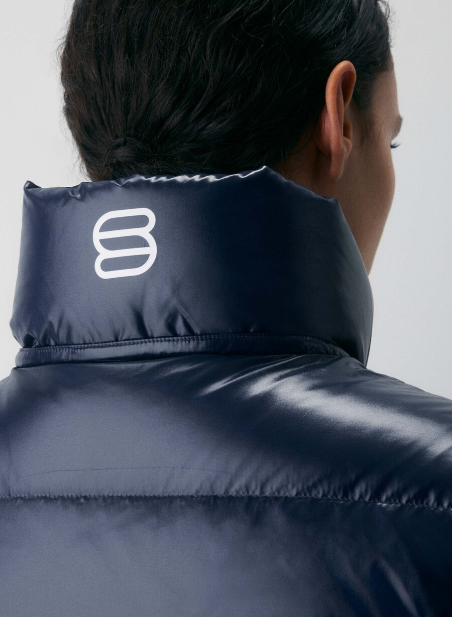 the super puff vest - hi-gloss admiral