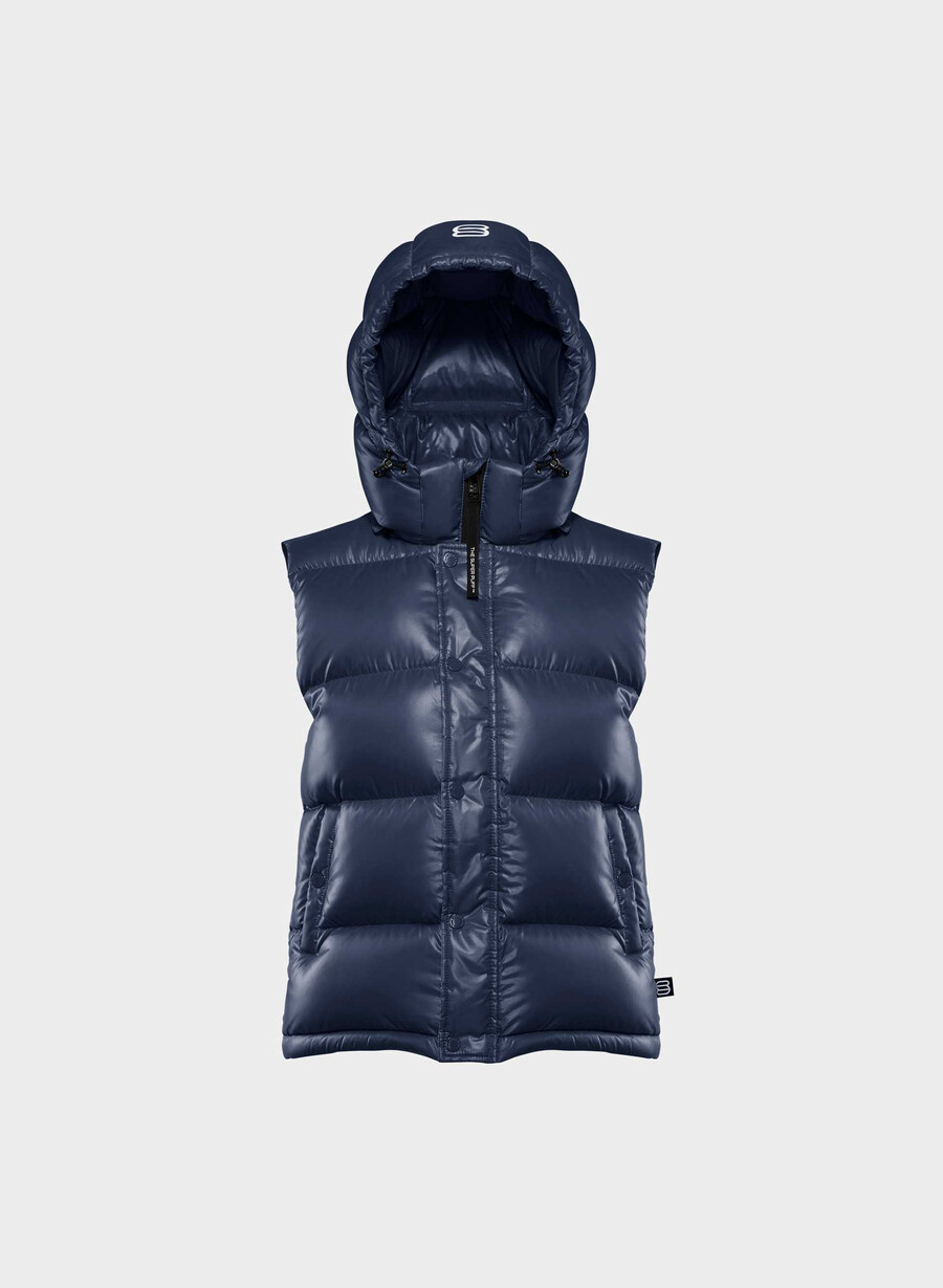 the super puff vest - hi-gloss admiral