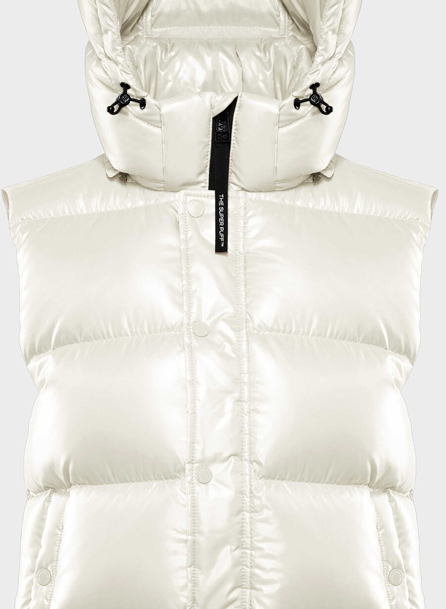the super puff vest - hi-gloss birch