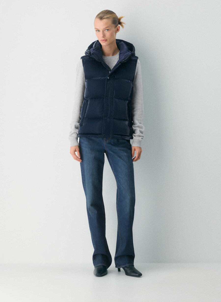 the super puff vest - liquid shine admiral