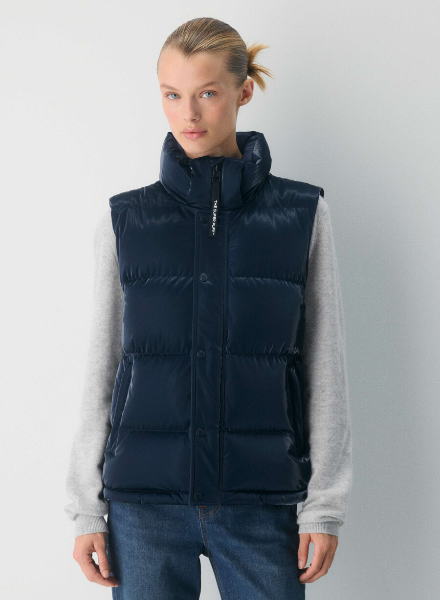 the super puff vest - liquid shine admiral