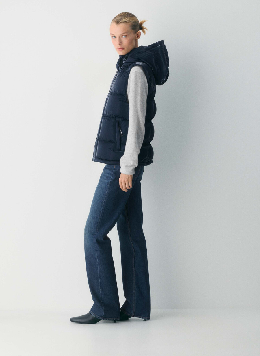 the super puff vest - liquid shine admiral