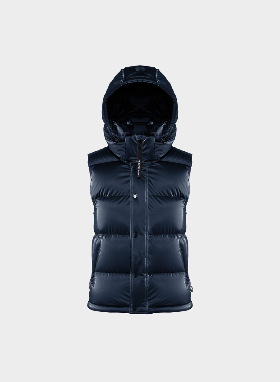 the super puff vest - liquid shine admiral