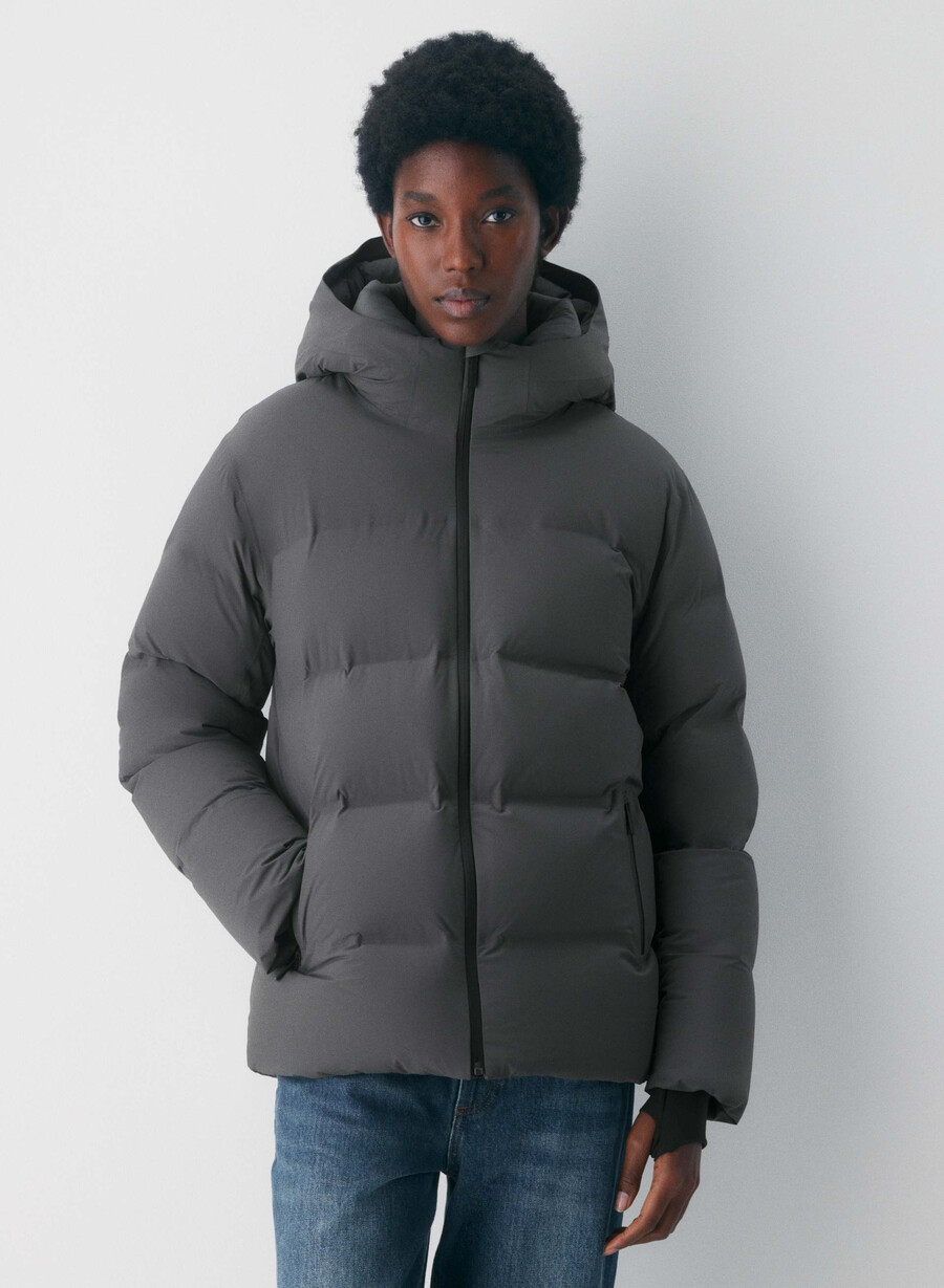 the super puff₂o - rainstop coal grey