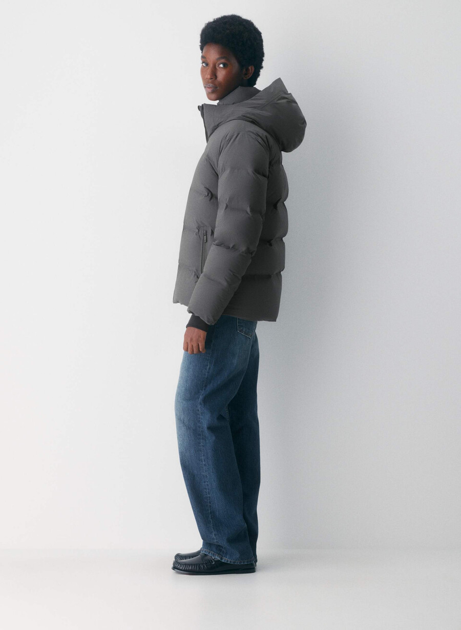 the super puff₂o - rainstop coal grey