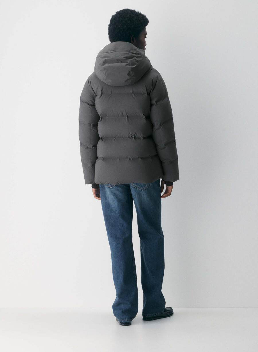 the super puff₂o - rainstop coal grey