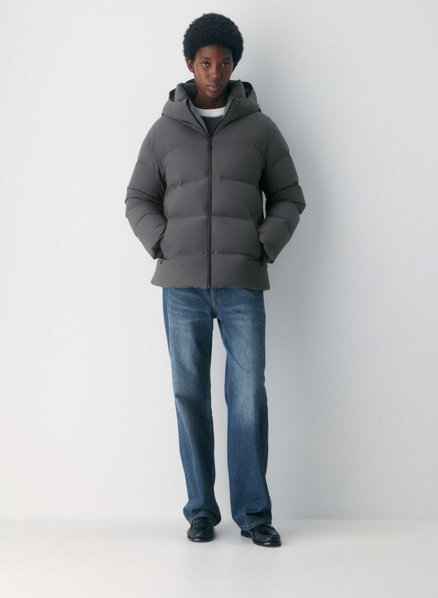 the super puff₂o - rainstop coal grey