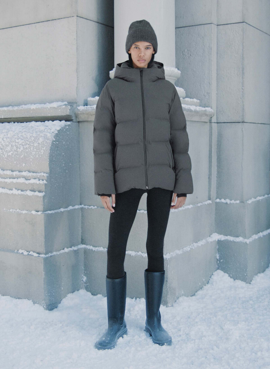 the super puff₂o - rainstop coal grey