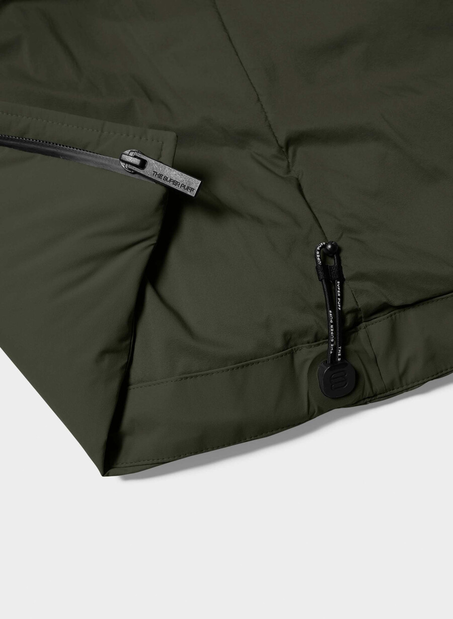 the super puff₂o - rainstop flint green