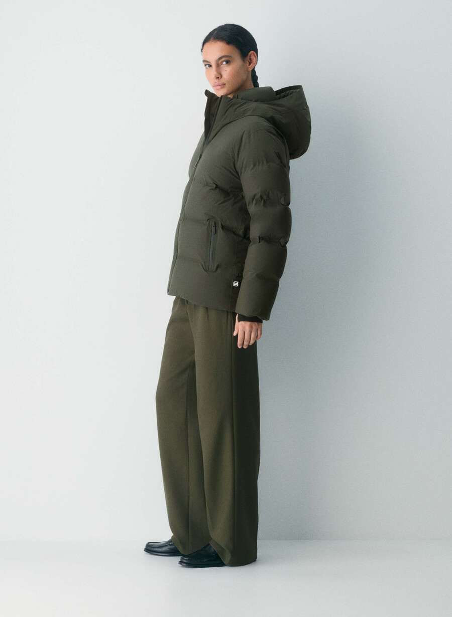 the super puff₂o - rainstop flint green