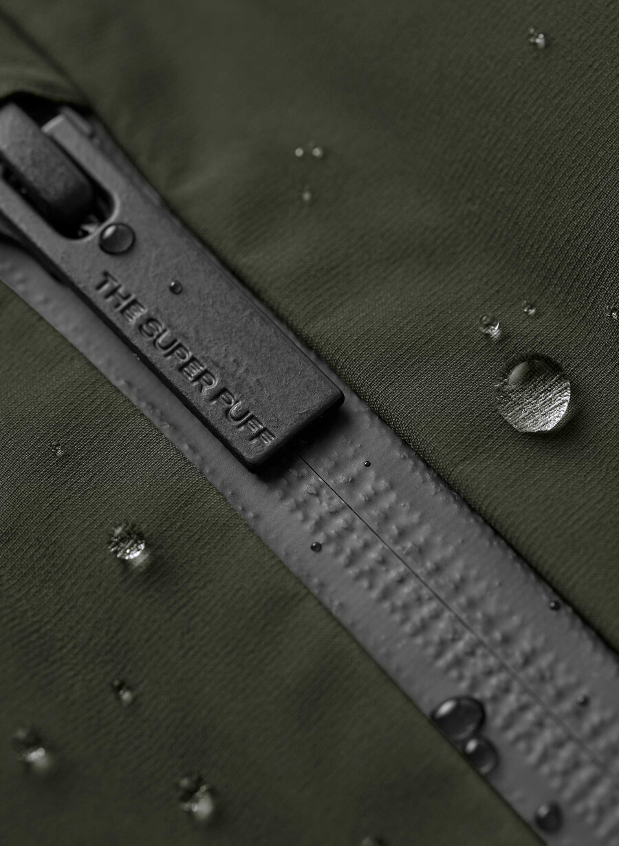 the super puff₂o - rainstop flint green